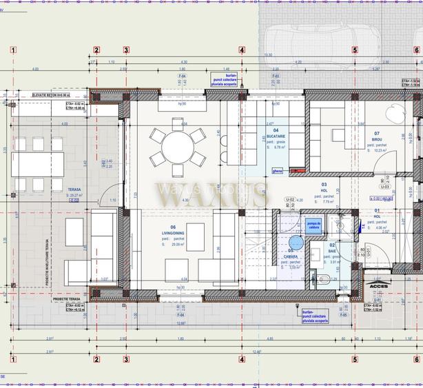 Casa Individuală - SU 136MP | ST 700MP | Parțial Finisată - Chinteni - 1