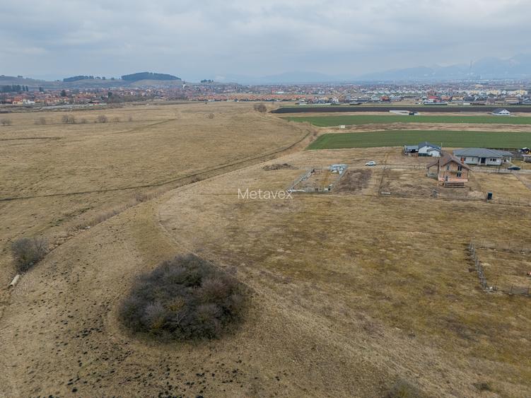 Teren 461 mp în Sânpetru, PUZ casă, vedere la munți, zonă liniștită - 5