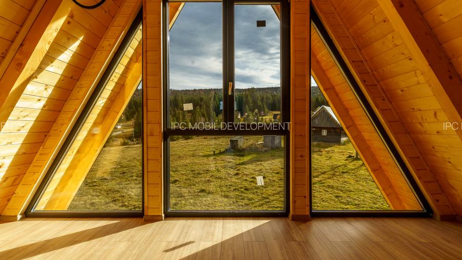 Cabana A-Frame, finisata, Smida - 13