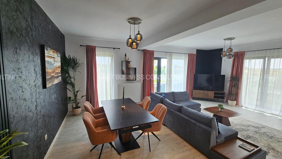 VILE P+M, 5 camere+Teren 300 mp.zona Otopeni, COMPLEX CU PISCINA-COMISION 0% - 3