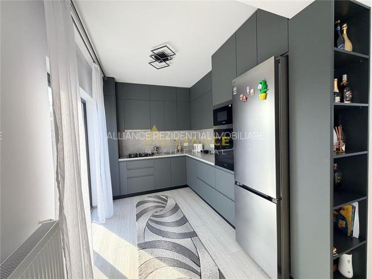 Duplex mobilat si utilat  - 4 camere -2 bai - 3