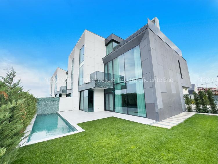 NEXO Nature FINALIZAT - Pipera - Vile Inteligente cu living înalt de 7m - 380 mp - 2