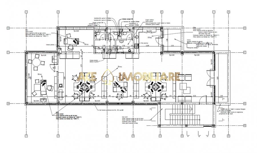 De Inchirat Spatiu Birouri | Barbu Vacarescu | Parcare | 200mp | +TVA - 11