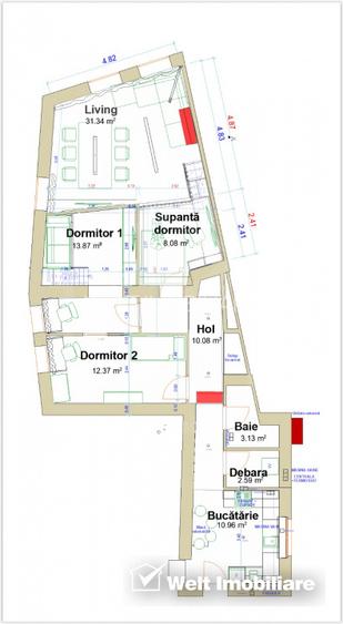 Apartament deosebit la casă - Ultracentral Cluj-Napoca - Zona Strada Ferdinand - 3