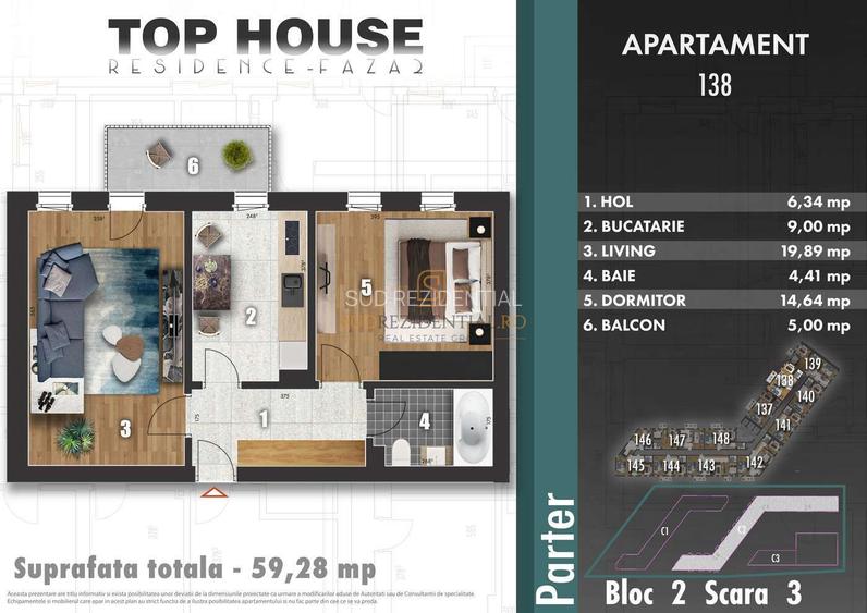 Oferta exclusiva! Comision 0 pentru apartament 2 camere, Metalurgiei - 7