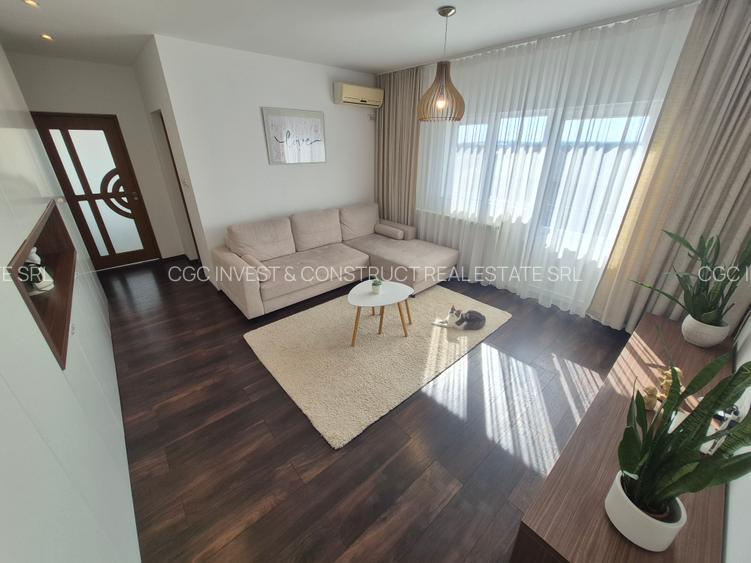 2 Cam-Lux-1 Min Spitalul Judetean-54 MP--Balcon-Mobilat-Centrala--85.000 Euro ! - 4