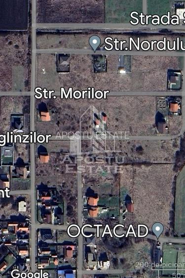 Teren 617 mp, de vanzare,  zona de case noi, Sacalaz. - 2