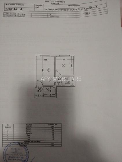 De vanzare Apartament 2 camere, Ferentari, sector 5 - 15