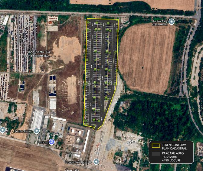 Vanzare teren Aeroport Otopeni Dr.Garii Balotesti zona Fermei - 3
