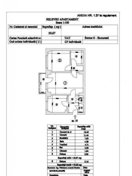 2 Camere | Mobilat | Pacii | metrou 5' - 8