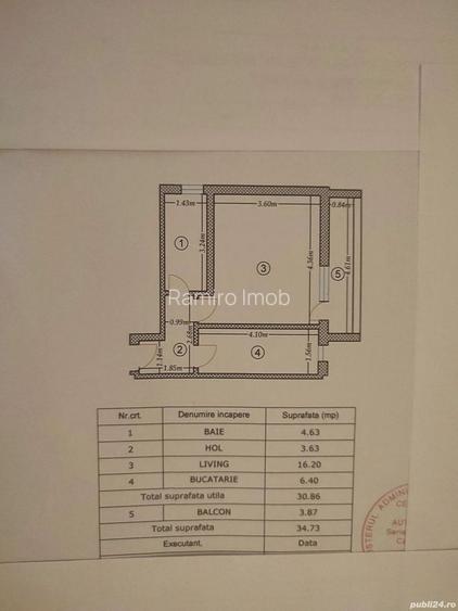 Garsoniera Decomandata - Sector 3 - Bloc 2015 - 8
