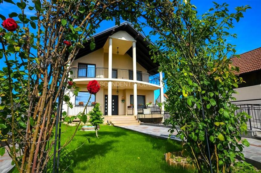 Pe 1.000 mp teren, vila eleganta, caracteristici notabile, Sacele, Central - 12