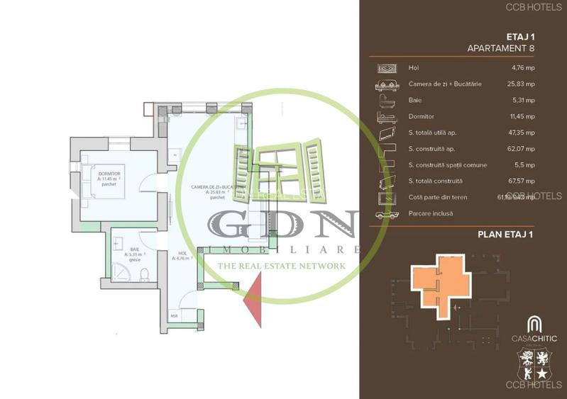 Apartament nr.8 de vacanță premium în Predeal  Stil Neo-Românesc | TVA 0% | - 12