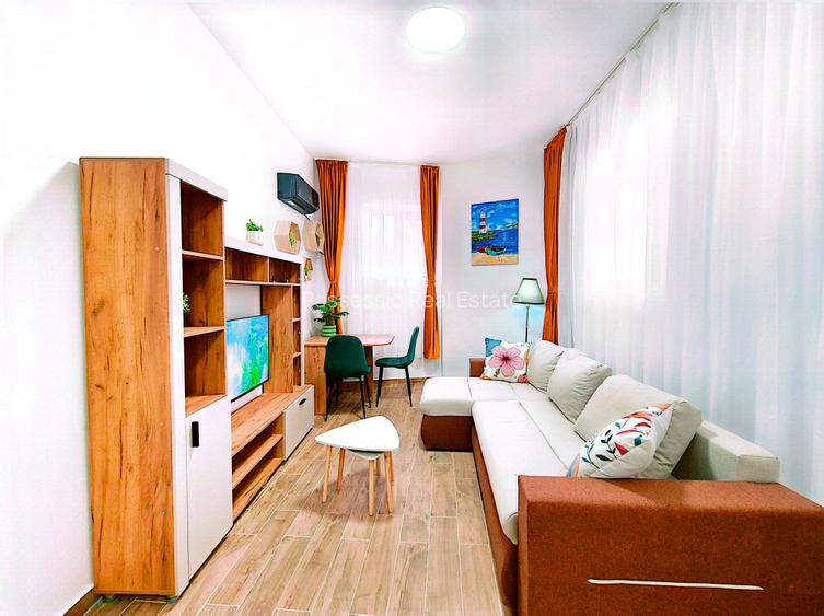 Unirii / George Georgescu - 2 camere open space – prima închiriere - 650 EUR - 2