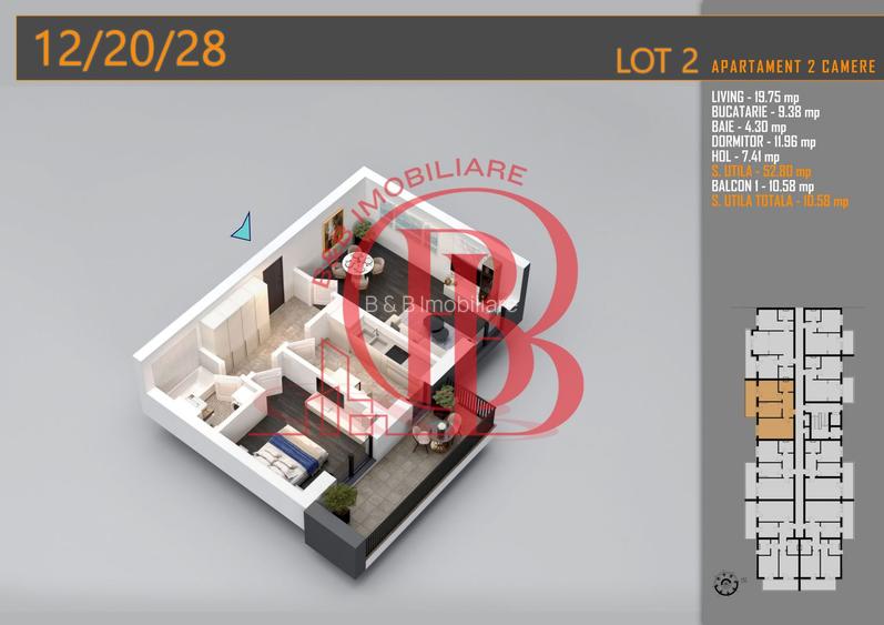 Apartament Decomandat 2 camere - Th. Pallady Metrou N. Teclu - 2