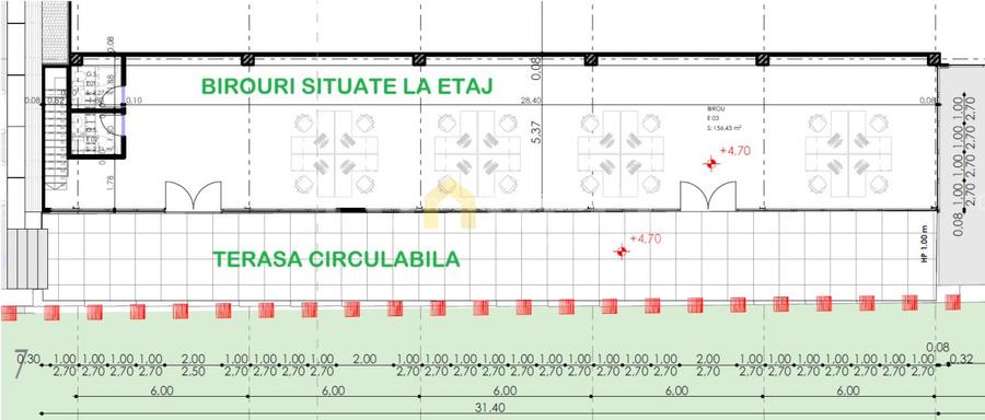 Hala industriala moderna +birouri in Baciu 1380 mp - 7