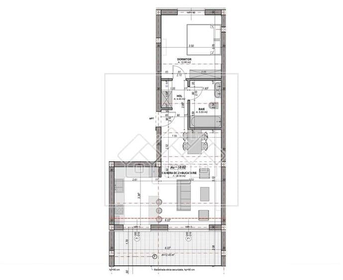 Apartament 2 camere cu aer conditionat, la cheie (NCL-COL-ap.7) - 7