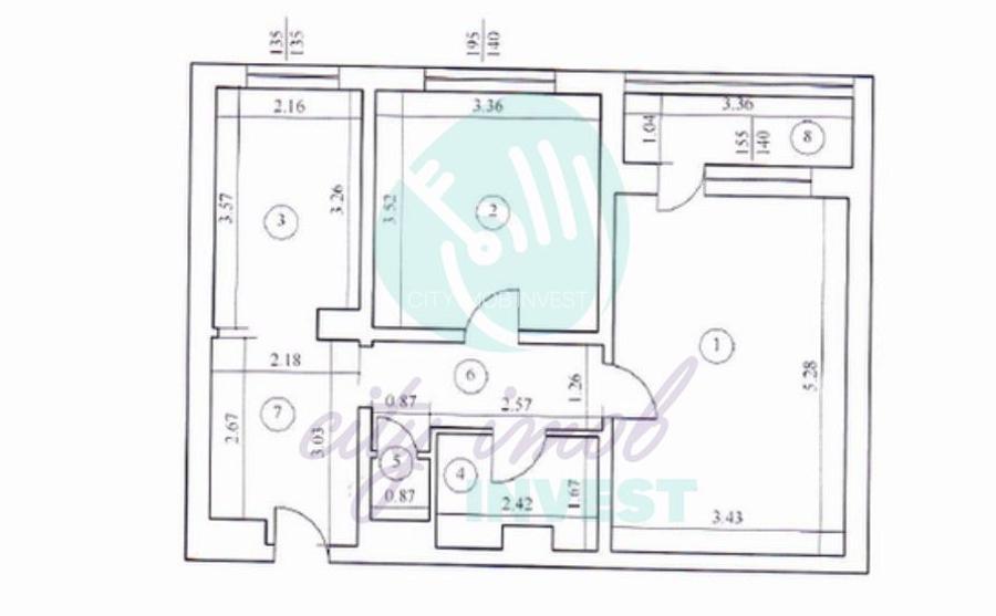 2 Camere intre Gorjului si Păcii-Primul chiriaș-Bloc anvelopat - 4