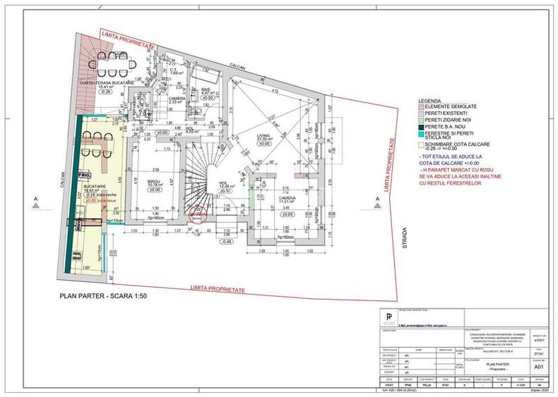 Parcul Carol, vila S+P+1+M - 2