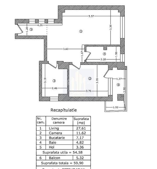 2 Camere | Bloc 2025 | Decomandat *1 Mai* - 11