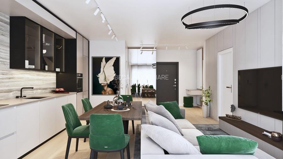 BECALI IMOBILIARE - 2 camere -  POMPE DE CALDURA, VENTILOCONVECTOARE - 3