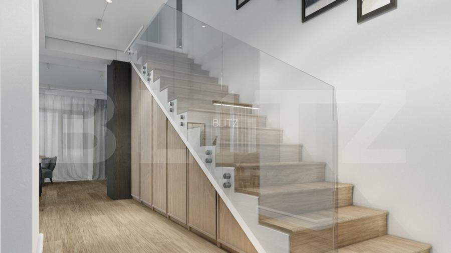 Duplex semifinisat, 120 mp utili, teren 550 mp, Chinteni - 14