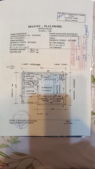 Vand Apartament zona CET NORD. 3 camere, semidecomandat, etaj 3, 68mp. - 2