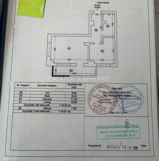 Exclusivitate 2 Camere  Vedere Frontontala Lac Mamaia Moonlight  105000 euro - 11