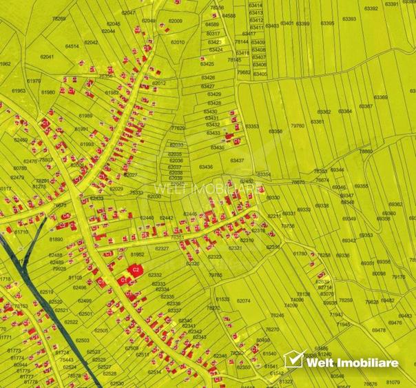 Teren in Chinteni, intravilan, pretabil constructie casa, 1300mp, zona Primariei - 3