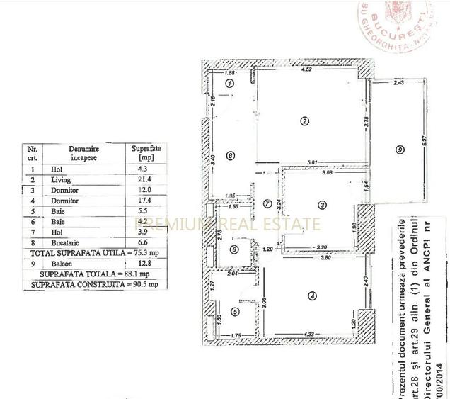 Apartament NOU 3 camere, vedere panoramica, parcare, mobilat modern, terasa - 1