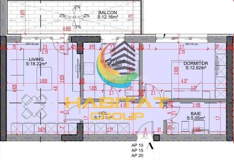 Pallady 2 camere decomandat 64 mp doar 10 min.metrou N.Teclu - 2