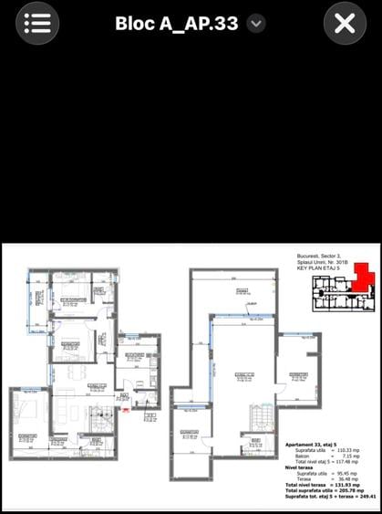 PENTHOUSE SPLAIUL UNIRII-DELTA VACARESTI,Etaj 5-6,Scara Interioara,3-7 Camere ! - 16