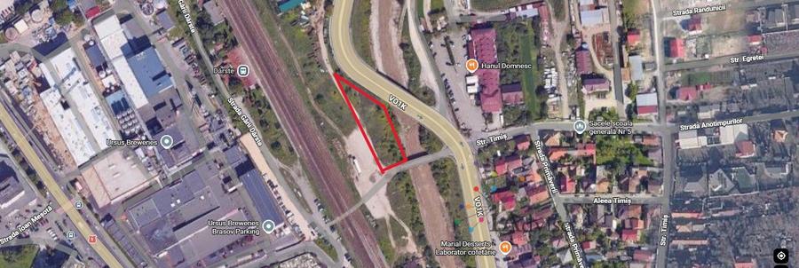 Teren pentru dezvoltare – 1.500 mp | Dârste, Brașov | P+4E–6E | CUT 2,9