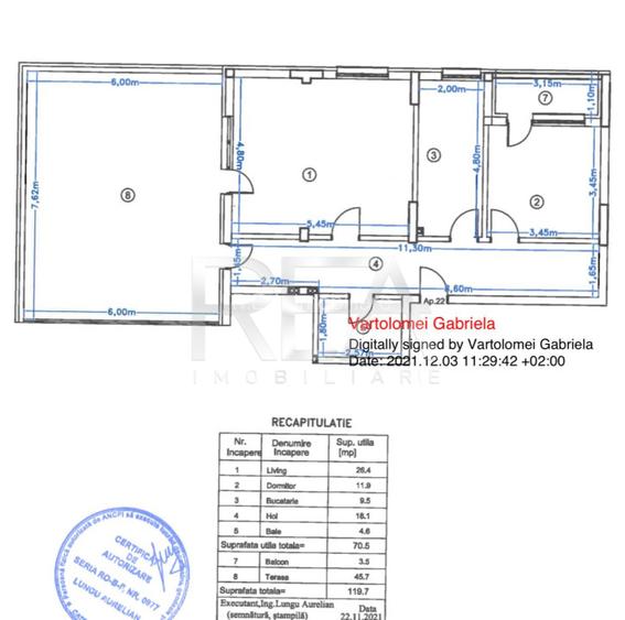 PENTHOUSE 2 camere/ 2 locuri parcare /TVA INCLUS - 2
