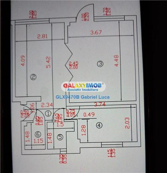 Apartament 2 camere 45 mp | Cabinet - Birou | Metrou Tineretului - 15