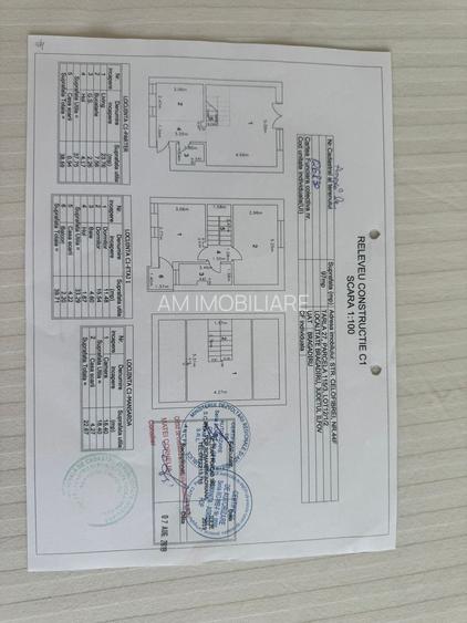 CASA INSIRUITA, CURTE 36 MP, PARCARE INCLUSA,  CENTRALA, COMIS 0% - 11