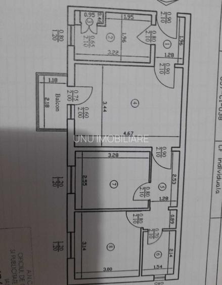 Dacia - Zimbru - Apartament 3 camere - mobilat  - geam la baie - 4