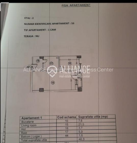 COMPOZITORI (COD 01) Garsoniera la „alb„ cu loc de parcare! - 8