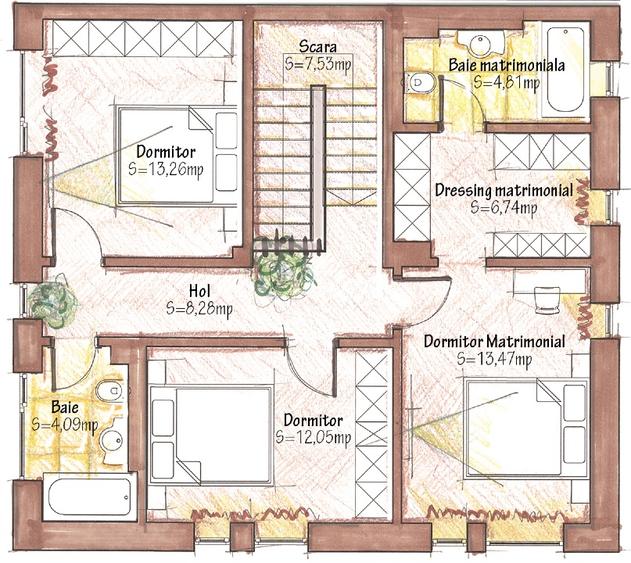 Ocazie duplex octombrie 2025 finisat lux la cheie in spate la Jysk Domnesti - 16
