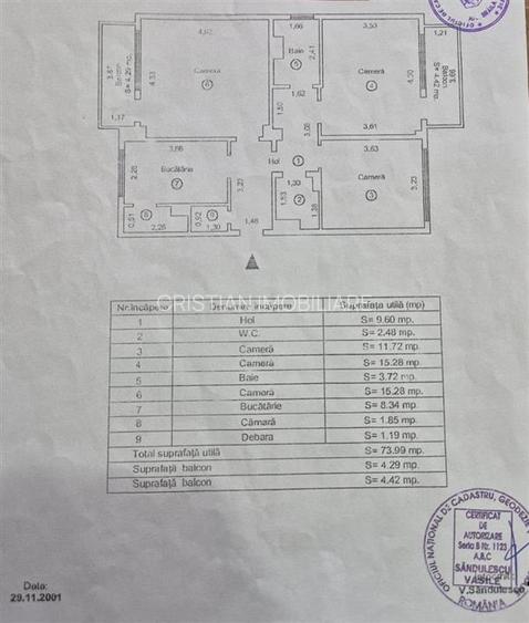 3 camere decomandat, Mobilat, zona GARII - 11