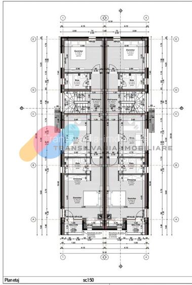 Duplex 162 mp + rooftop 72 mp, curte 180 mp, cartier Voronet - 17