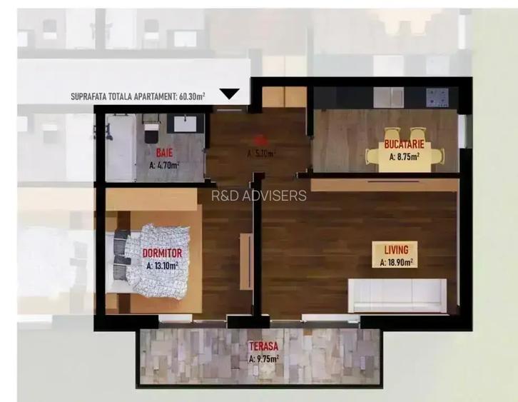 Apartamente De Vanzare 2 Camere  Dobroiesti | Rate 2 Ani Dezvoltator - 8