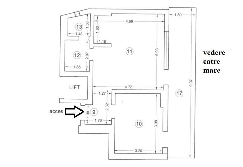 2 camere | Mamaia | Pe plaja | Finisaje Premium | - 1