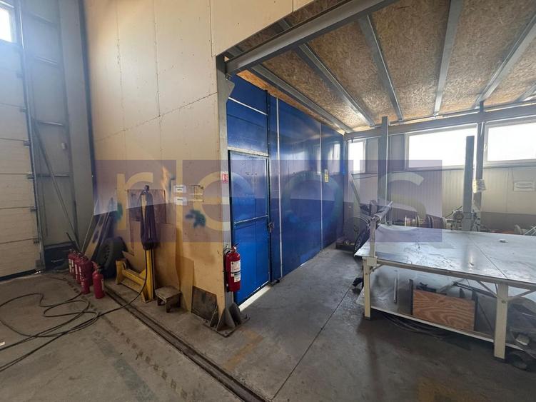 Hală industrială 774 mp cu pod rulant + aviz ISU | Crevedia | Acces DN1A | TIR - 4