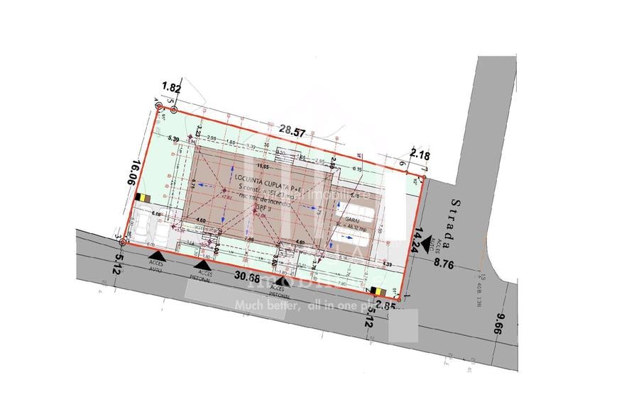 Duplex la rosu cu 4 camere, 117mp utili,  230mp teren, Selimbar - 3