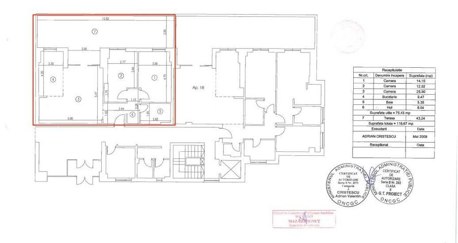 Piata Victoriei I Apartament 3 camere I Terasa - 8
