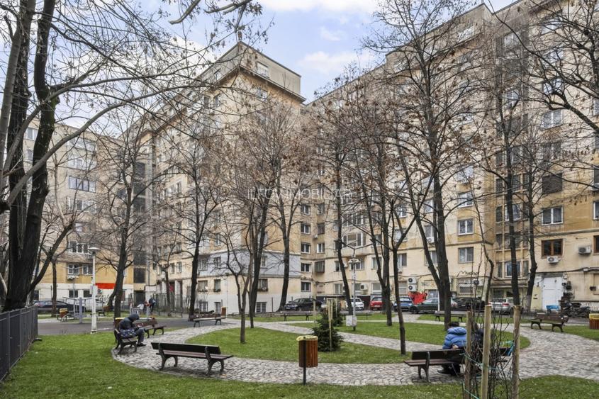 Apartament 3 camere Pta Romana, vedere spre parcul din spate, spatios decomandat - 6