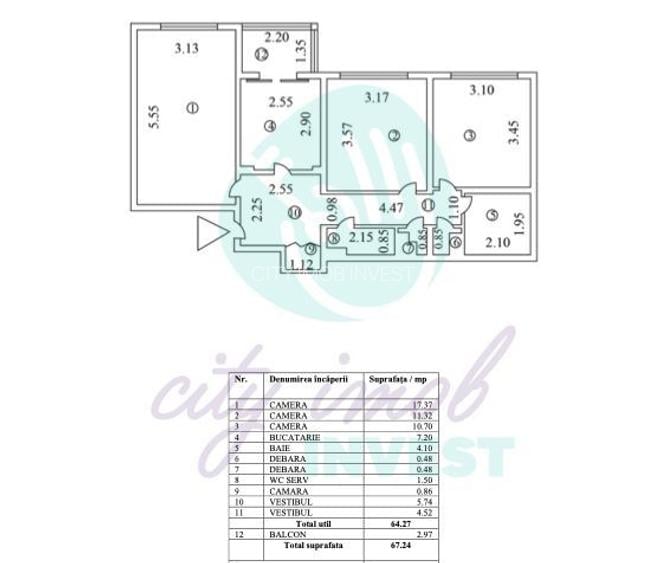 3 camere decomandat | 5 min metrou Apărătorii Patriei | Bloc anvelopat - 2