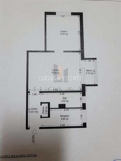 Apartament 2 camere de vanzare – zona Spitalul Judetean - 7