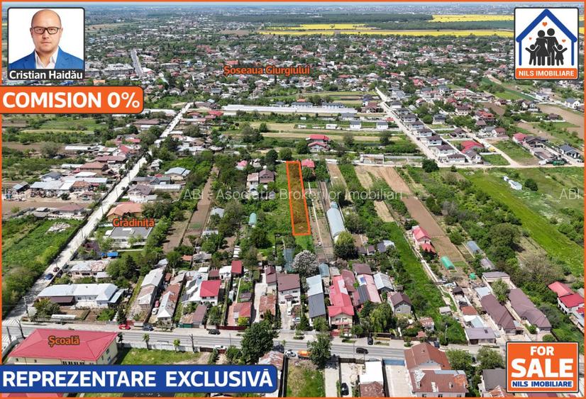 70 euro/mp! - Teren (1791mp) cu toate utilitatile in Jilava IF - 5